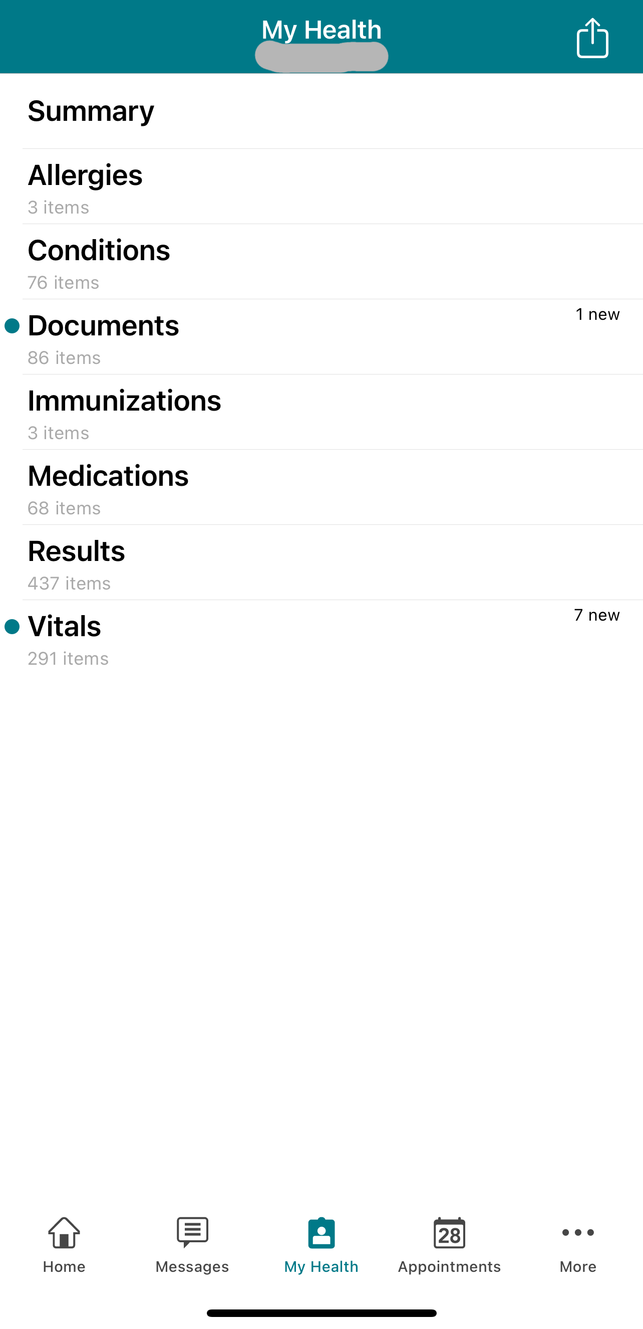 Adding Health Records to the Account-Mobile App