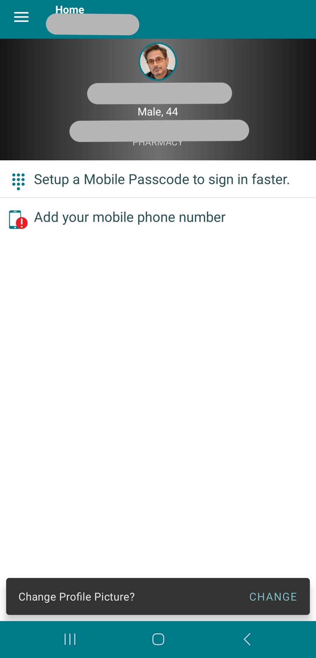 how to change profile picture on t mobile app